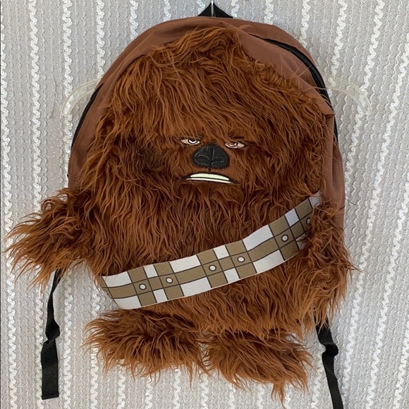 Star Wars Other - Star Wars Chewbacca 3D Furry Backpack Back Pack